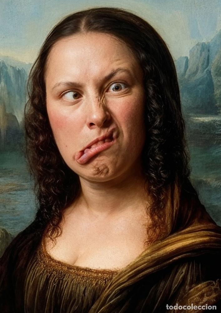 Otros objetos de arte: TAKING A BREAK - IMPRESI&Oacute;N EN LIENZO DE ALGOD&Oacute;N ( 73 x 54 cm ) - Foto 2