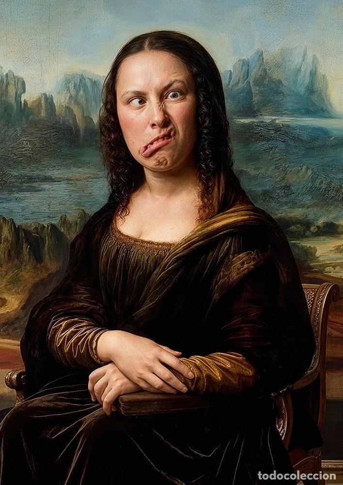Otros objetos de arte: ''TAKING A BREAK'' - IMPRESI&Oacute;N EN LIENZO DE ALGOD&Oacute;N ( 73 x 54 cm )