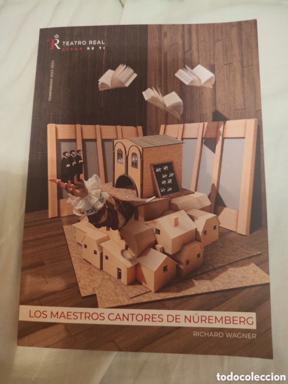 Otros objetos de arte: Lote de 10 programas de opera del Teatro Real - Foto 2