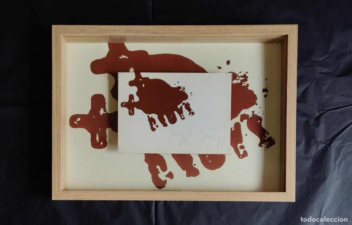 Otros objetos de arte: Joseph BEUYS (1921-1986). Zeichen aus dem Braunraum VI, 1984, firmada a mano