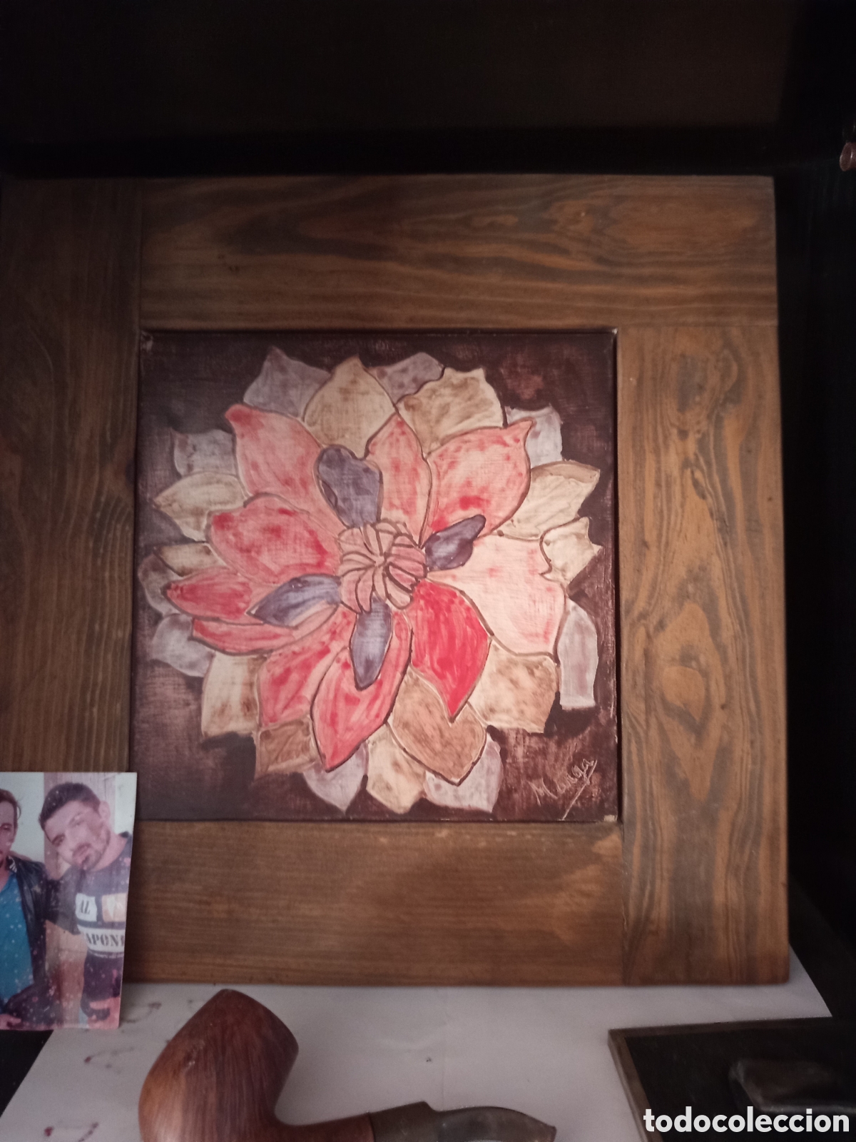 Otros objetos de arte: Lore mandalas a mano cocidos y envejecidos bet&uacute;n de judea y jarr&oacute;n satsuma autentico