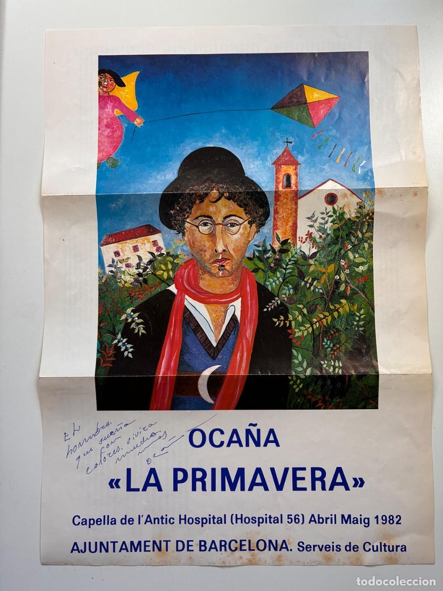 Otros objetos de arte: LOTE DE 2 CARTELES ORIGINALES OCA&Ntilde;A &laquo;LA PRIMAVERA&raquo; (1982) - FIRMADOS Y DEDICADOS