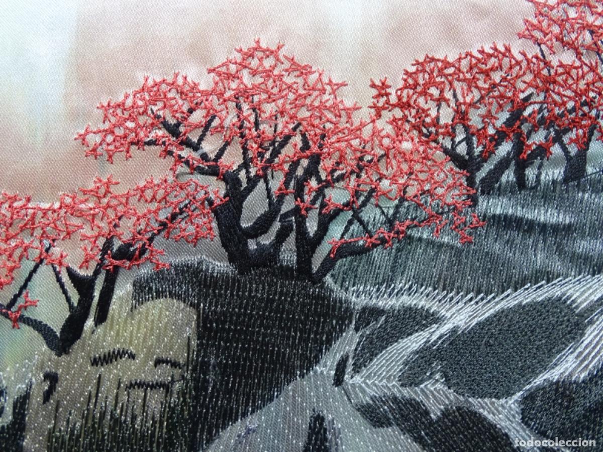 Otros objetos de arte: GRAN CUADRO EN SEDA CHINO BIEN ENMARCADO. - Foto 10