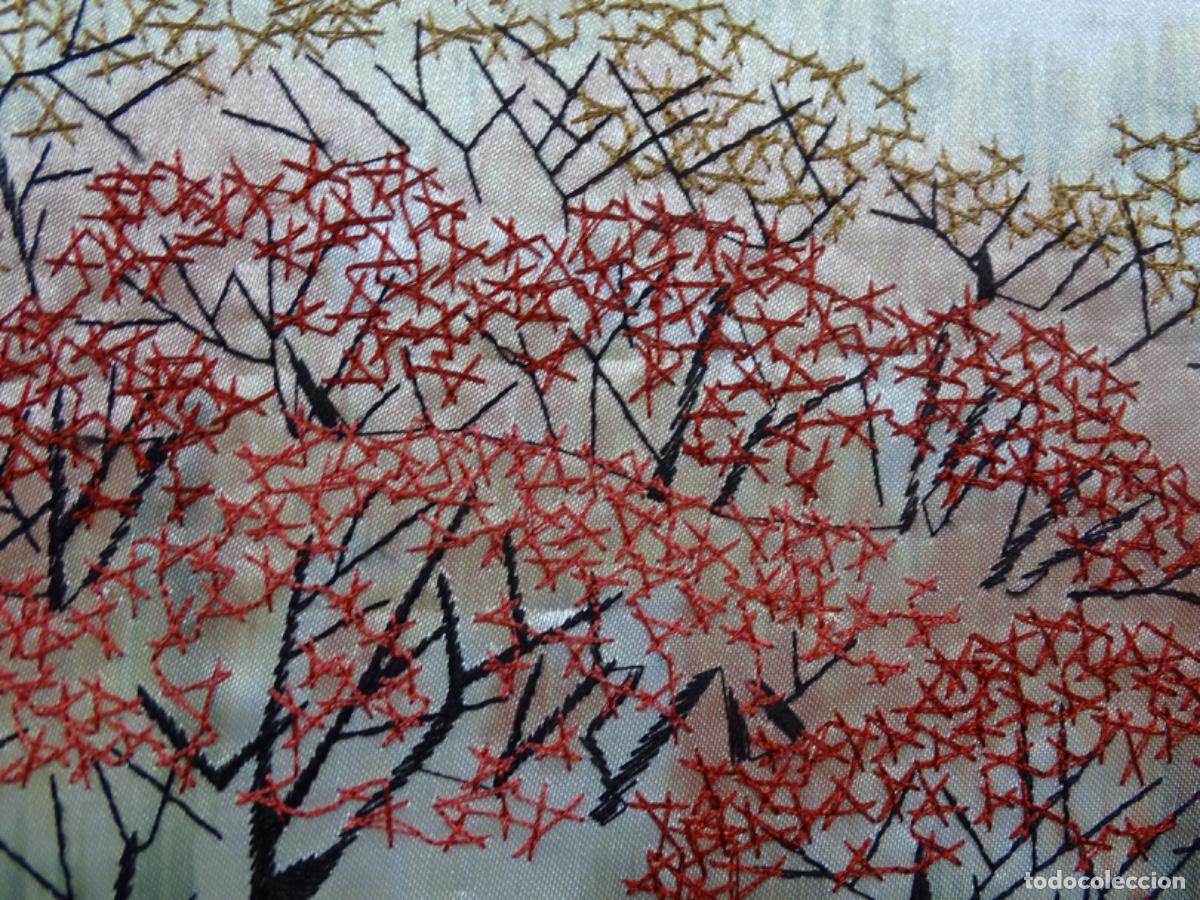 Otros objetos de arte: GRAN CUADRO EN SEDA CHINO BIEN ENMARCADO. - Foto 16