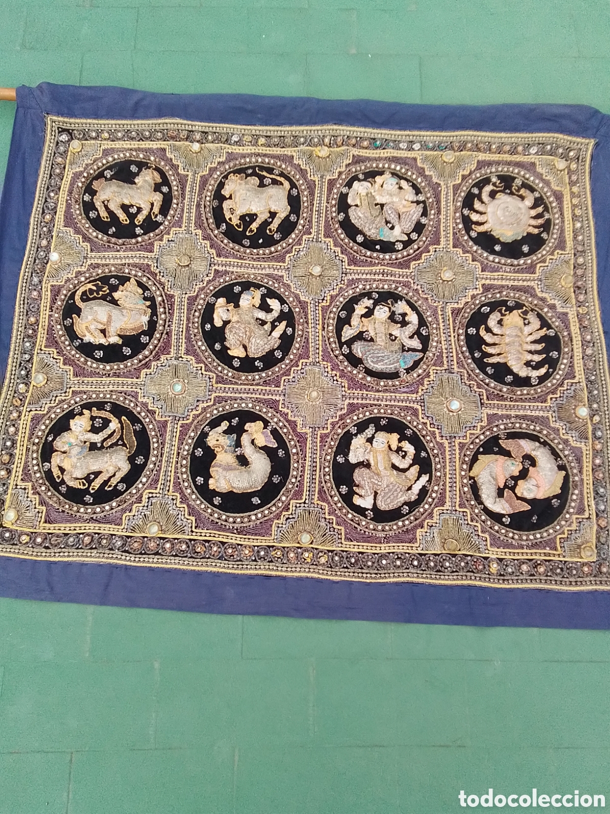 Otros objetos de arte: Tapiz de la India ,hecho a mano - Foto 5