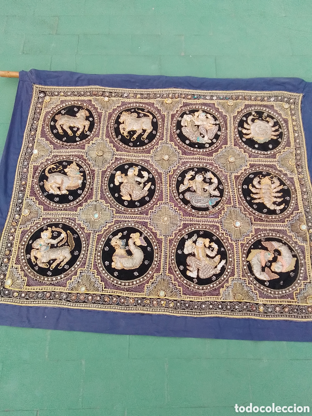 Otros objetos de arte: Tapiz de la India ,hecho a mano