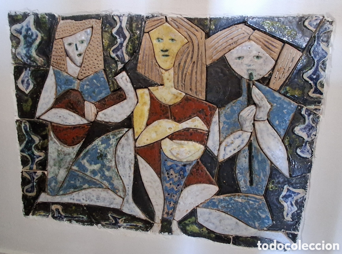 Otros objetos de arte: Cuadro mural cer&aacute;mico ____ - Foto 1