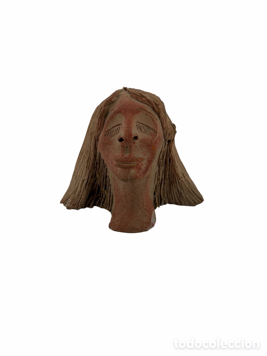 Otros objetos de arte: Cabeza Art&iacute;stica de Terracota - Foto 1