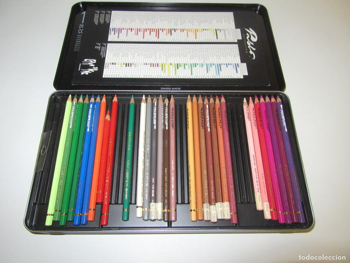 Otros objetos de arte: pack de caja pablo y lapices de colores de marca