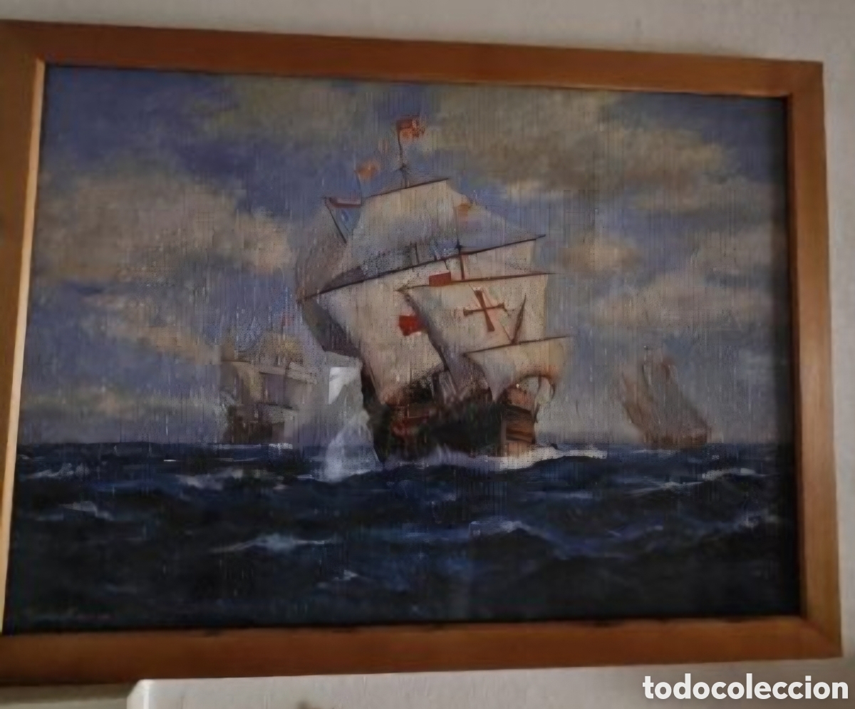 Otros objetos de arte: Puzzle enmarcado Carabelas