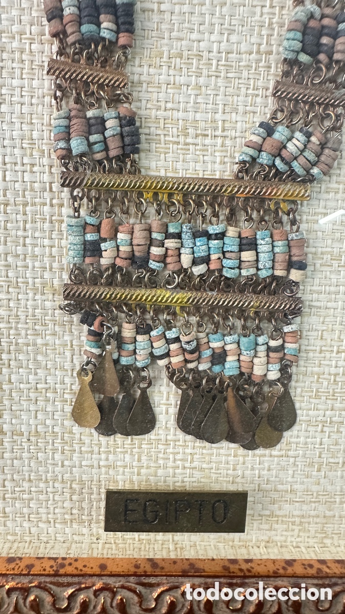 Otros objetos de arte: Collar de Egipto enmarcado - Foto 2