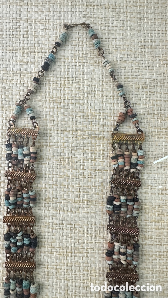 Otros objetos de arte: Collar de Egipto enmarcado - Foto 4