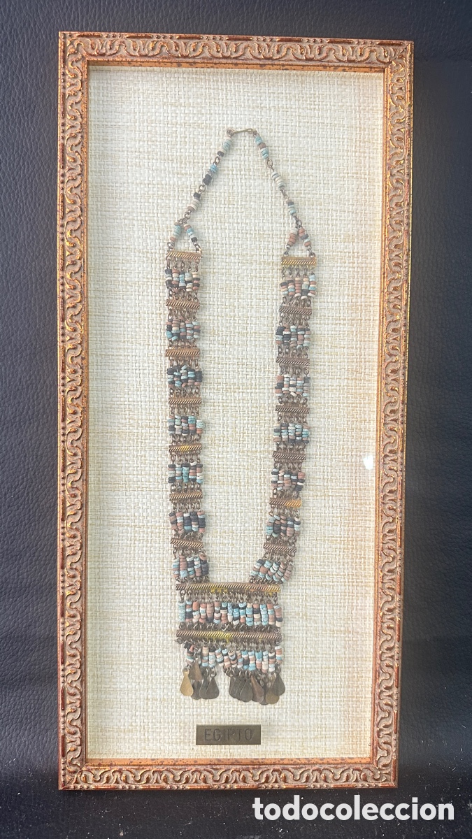 Otros objetos de arte: Collar de Egipto enmarcado - Foto 6