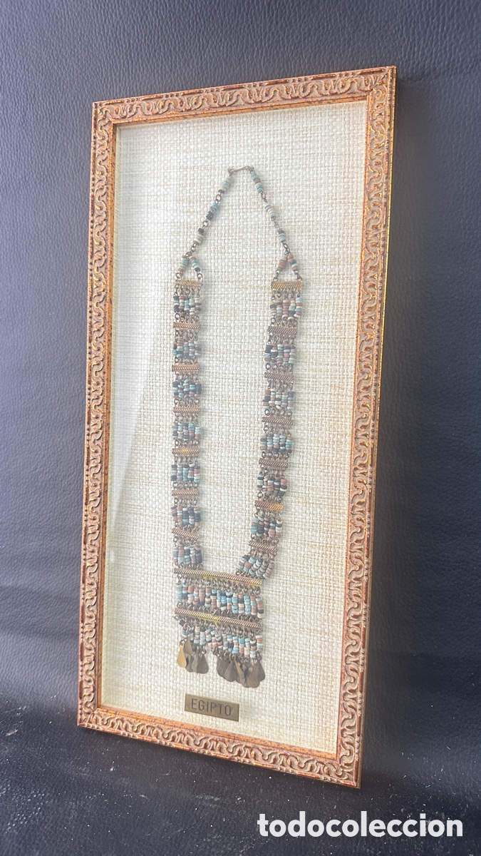 Otros objetos de arte: Collar de Egipto enmarcado - Foto 7