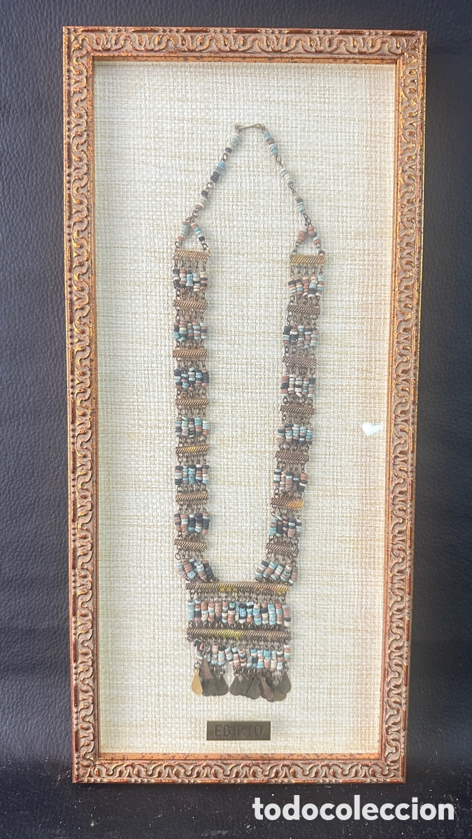 Otros objetos de arte: Collar de Egipto enmarcado - Foto 9