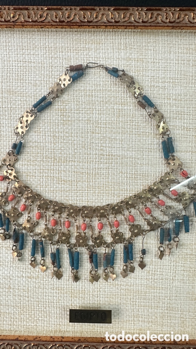 Otros objetos de arte: Collar de Egipto enmarcado - Foto 6