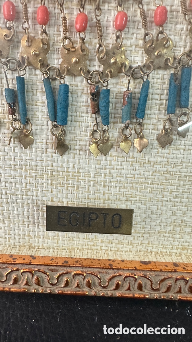 Otros objetos de arte: Collar de Egipto enmarcado - Foto 7