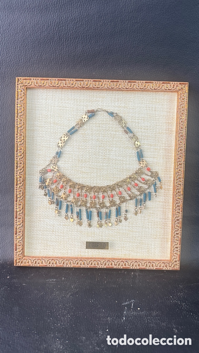 Otros objetos de arte: Collar de Egipto enmarcado - Foto 8