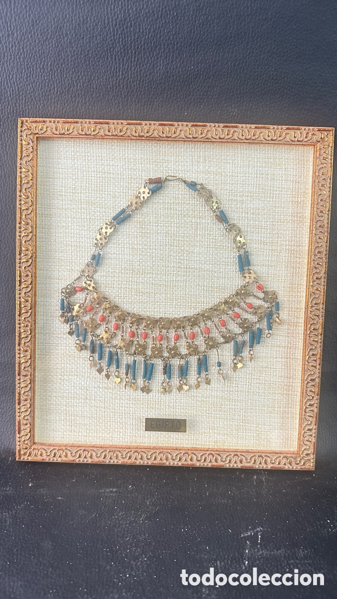 Otros objetos de arte: Collar de Egipto enmarcado - Foto 10