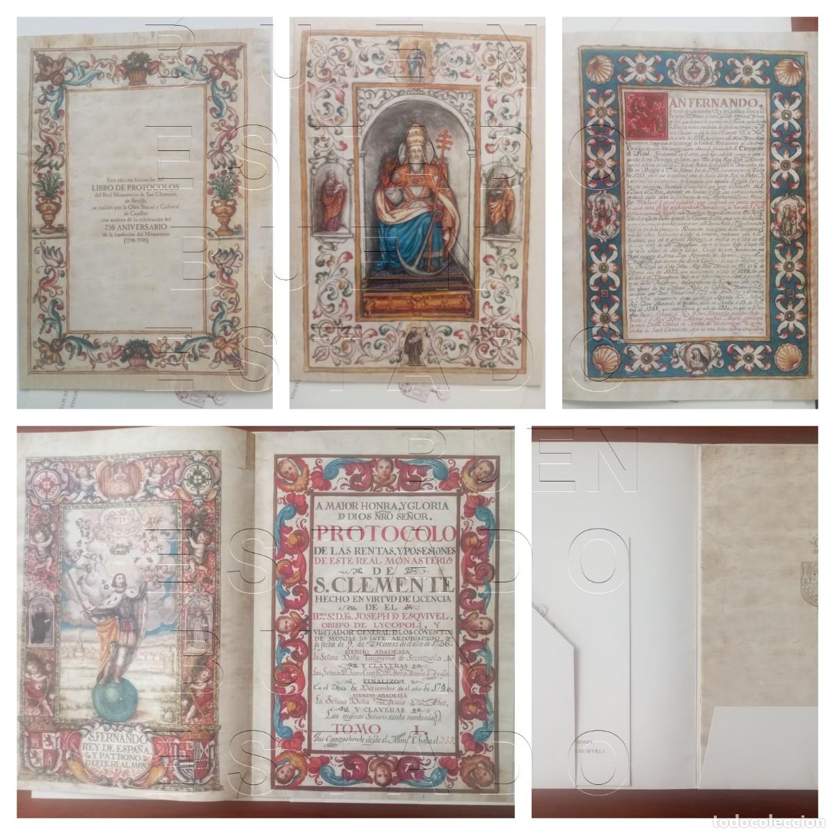 Other art objects: SEVILLA PROTOCOLO DE LAS RENTAS Y POSESIONES DEL REAL MONASTERIO DE SAN CLEMENTE FACSIMIL 41CM C32