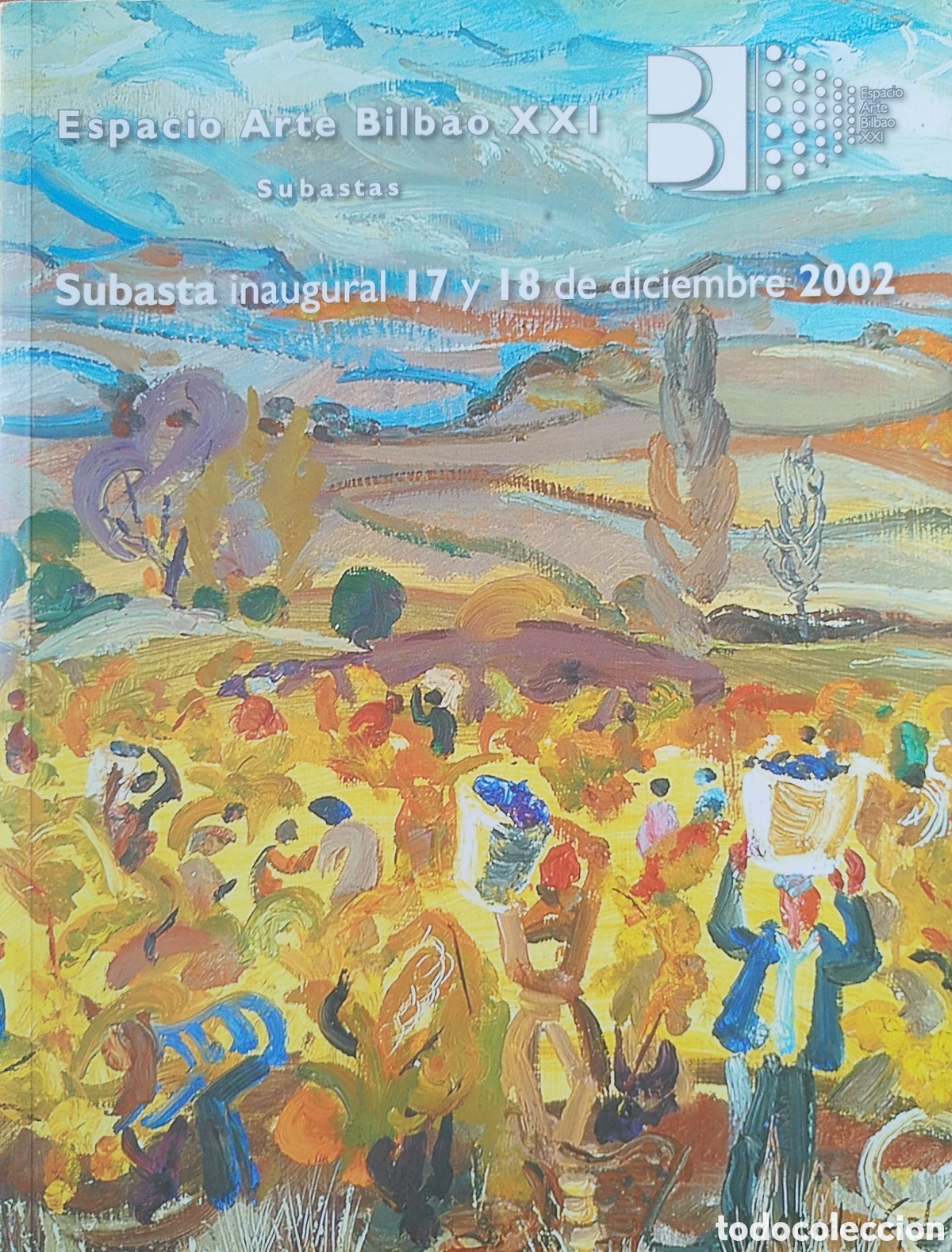 Otros objetos de arte: Cat&aacute;logo Espacio Arte Bilbao XXI. Subasta Inaugural diciembre. 2002.