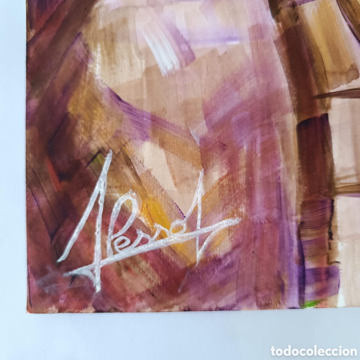 Otros objetos de arte: Antonio Pessoa pintura original. - Foto 2