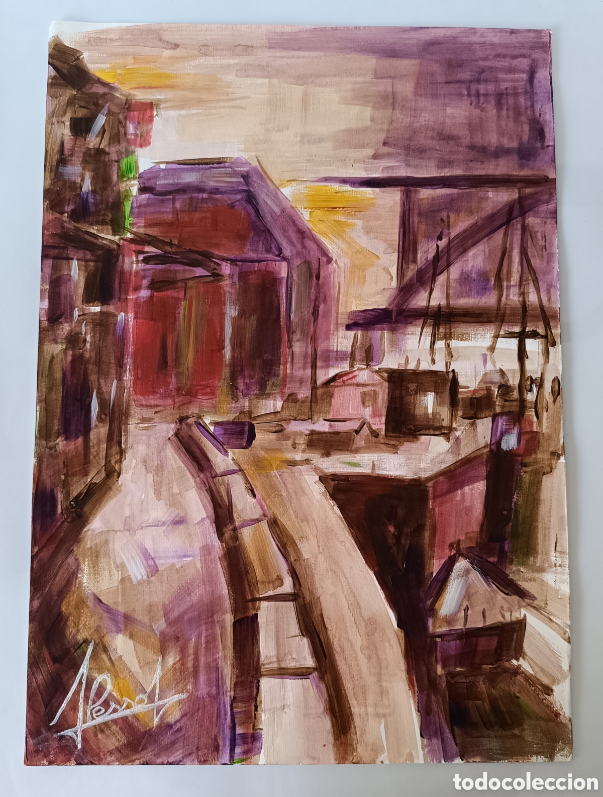 Otros objetos de arte: Antonio Pessoa pintura original. - Foto 1