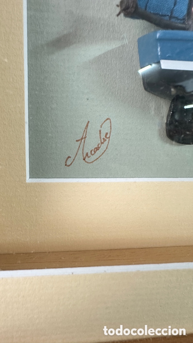Otros objetos de arte: Barco en relieve enmarcado - Foto 4