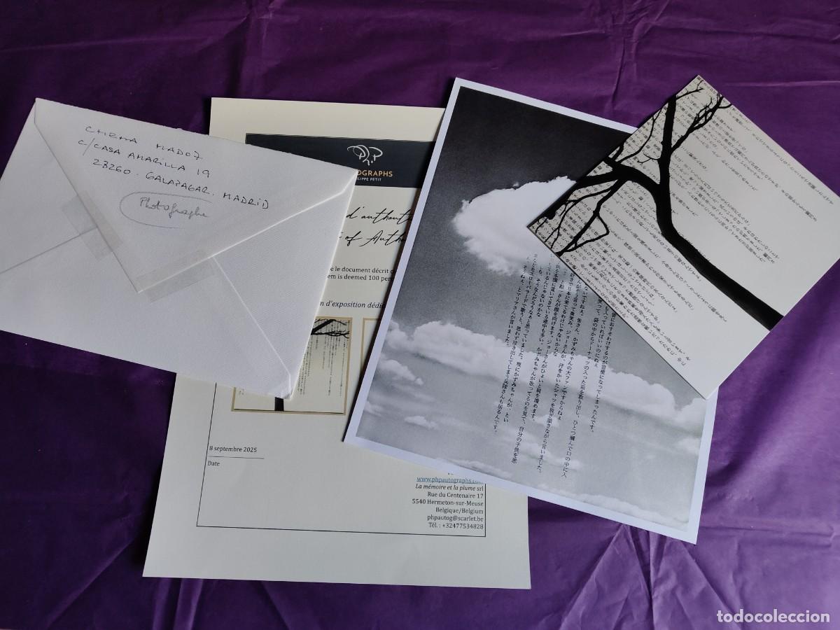 Otros objetos de arte: CHEMA MADOZ (1958), invitaci&oacute;n firmada a mano / Joan PRATS, 2011