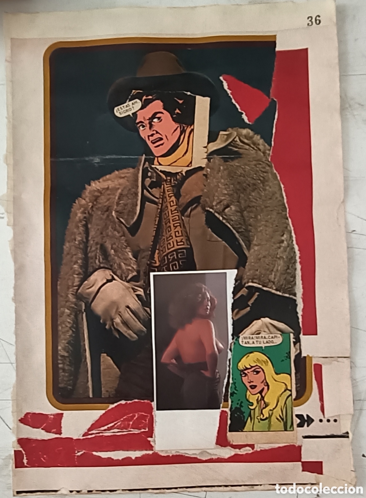 Otros objetos de arte: Collage sobre papel directo del autor