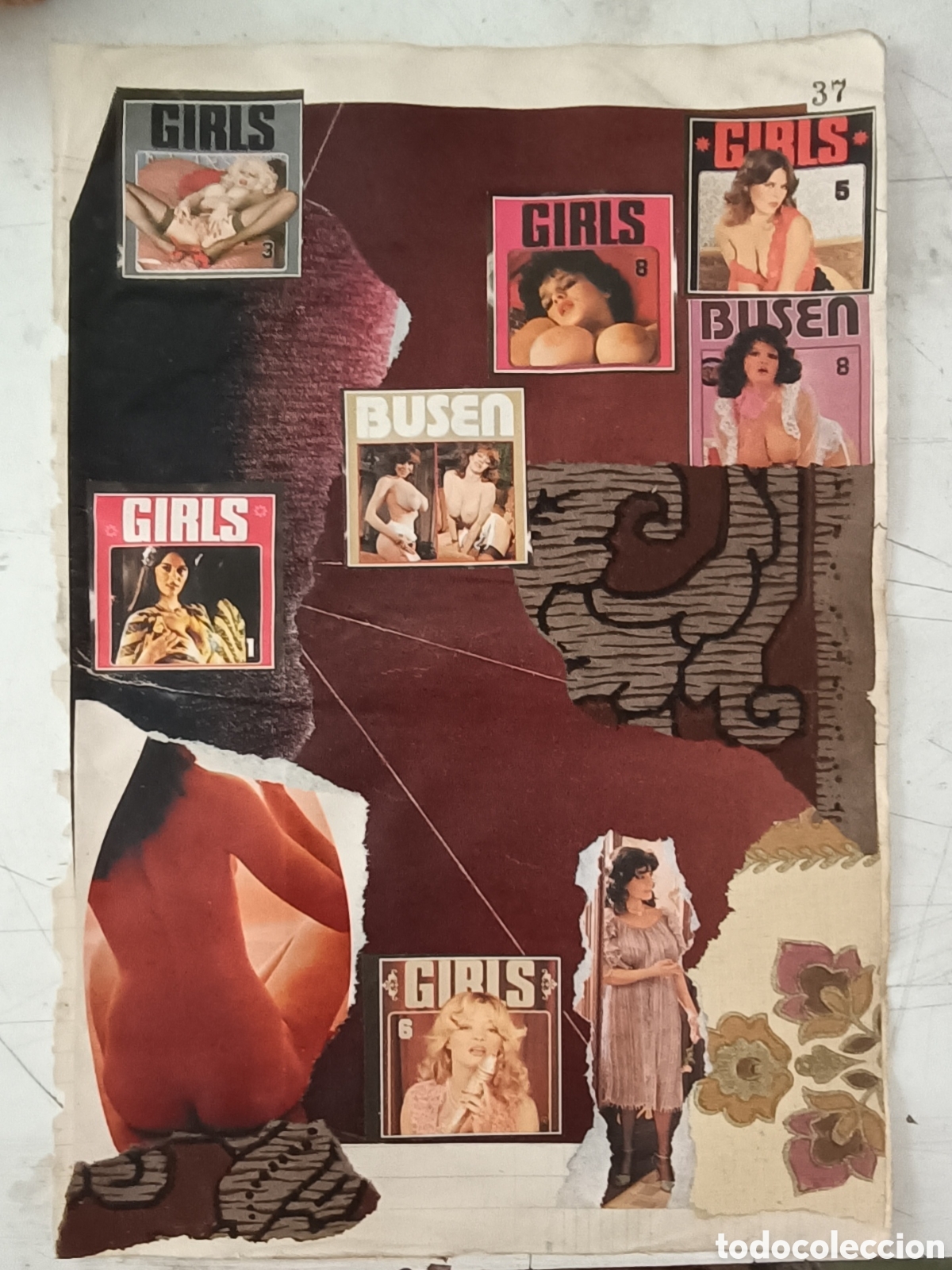 Otros objetos de arte: Collage sobre papel directo del autor