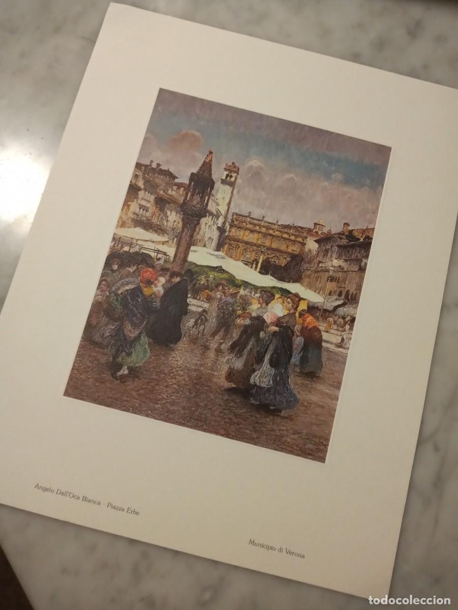 Otros objetos de arte: CARPETA CARTIER FEDRIGONI LAMINA ANGELO DALLOCA BIANCA PIAZZA ERBE