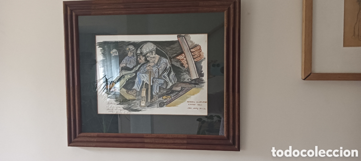Otros objetos de arte: &rdquo;Mineros descansando esperando jaula&rdquo; - Foto 5