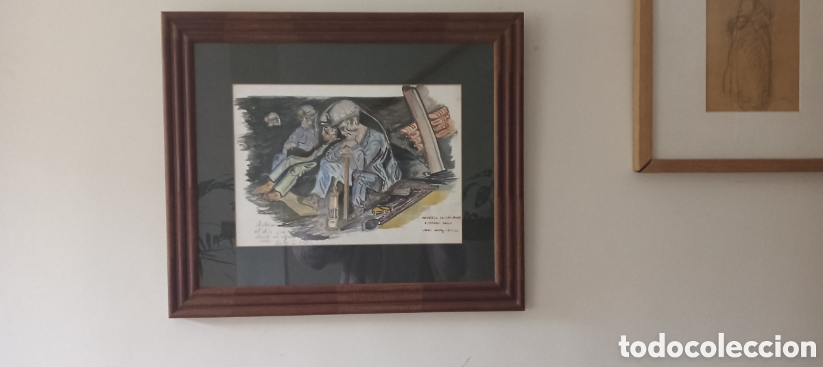 Otros objetos de arte: &rdquo;Mineros descansando esperando jaula&rdquo; - Foto 6
