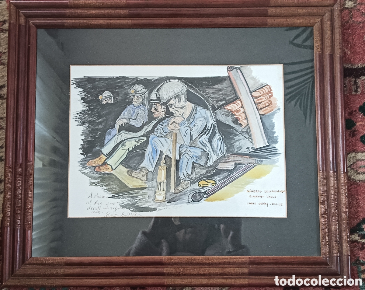 Otros objetos de arte: &rdquo;Mineros descansando esperando jaula&rdquo; - Foto 7