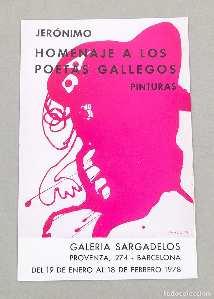 Otros objetos de arte: GALER&Iacute;A SARGADELOS - JER&Oacute;NIMO - HOMENAJE A LOS POETAS GALLEGOS - 1978