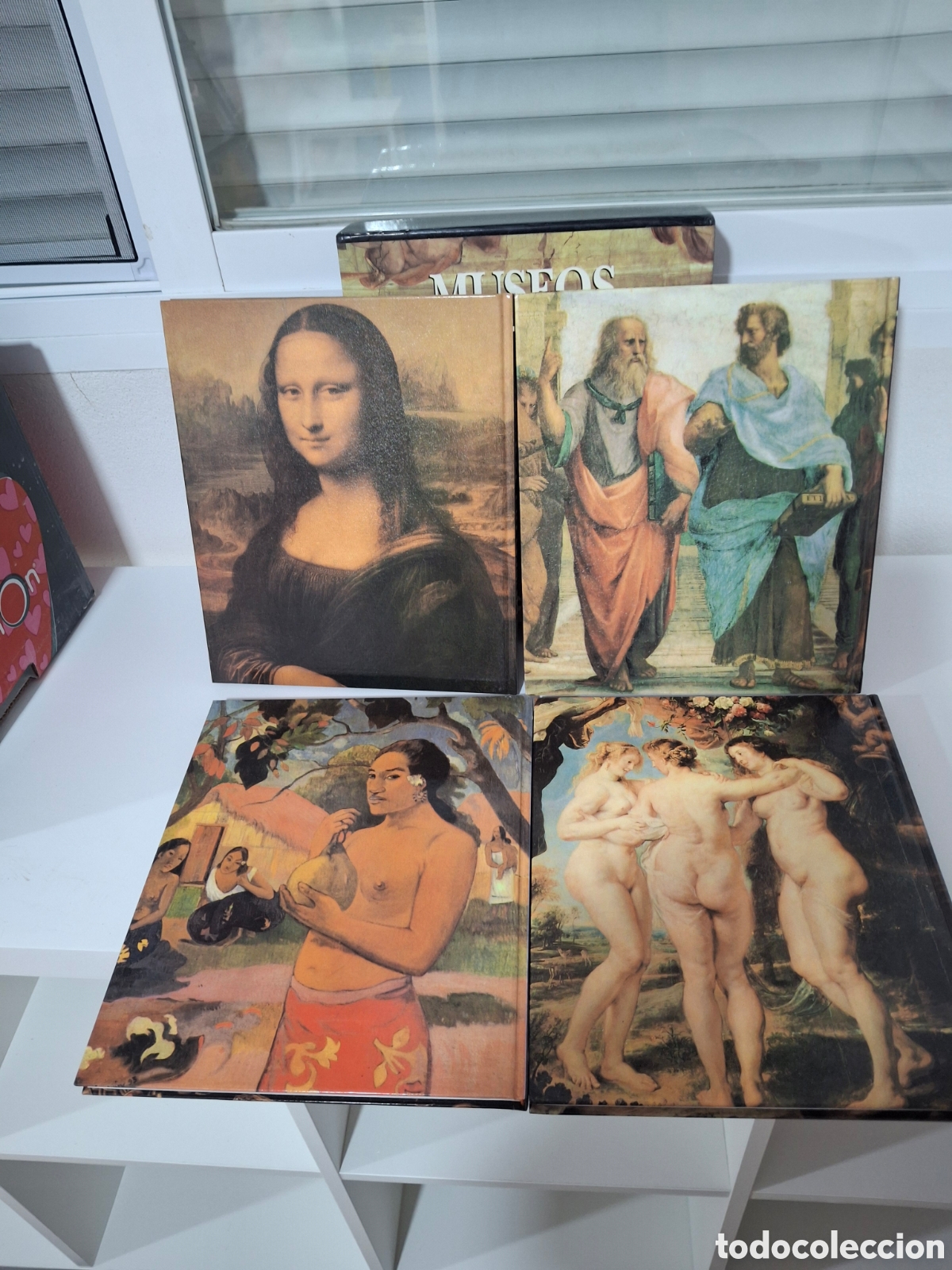 Otros objetos de arte: Colecci&oacute;n Museos Del Mundo editorial Oceano (4 tomos) louvre vaticano we l prado ermitage
