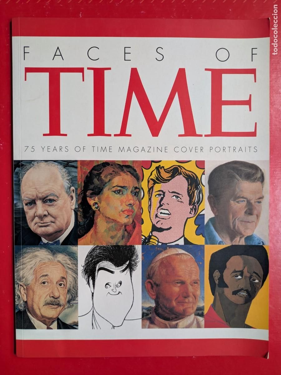 Otros objetos de arte: Revista Faces of Time: 75 Years of Time Magazine Cover Portraits
