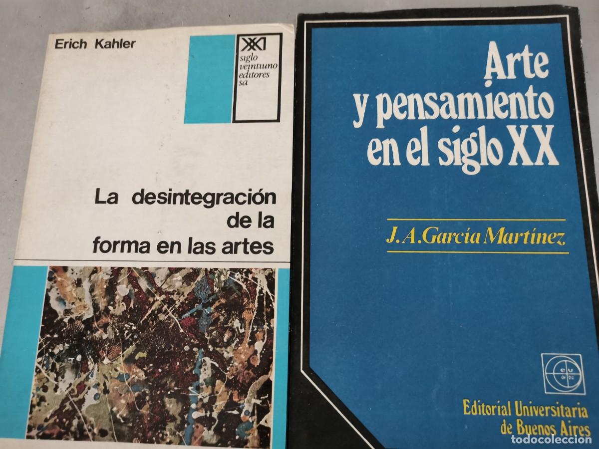 Otros objetos de arte: Dos t&iacute;tulos de sociologia del arte (ver). Destrucci&oacute;n de la forma y Arte y pensamiento.