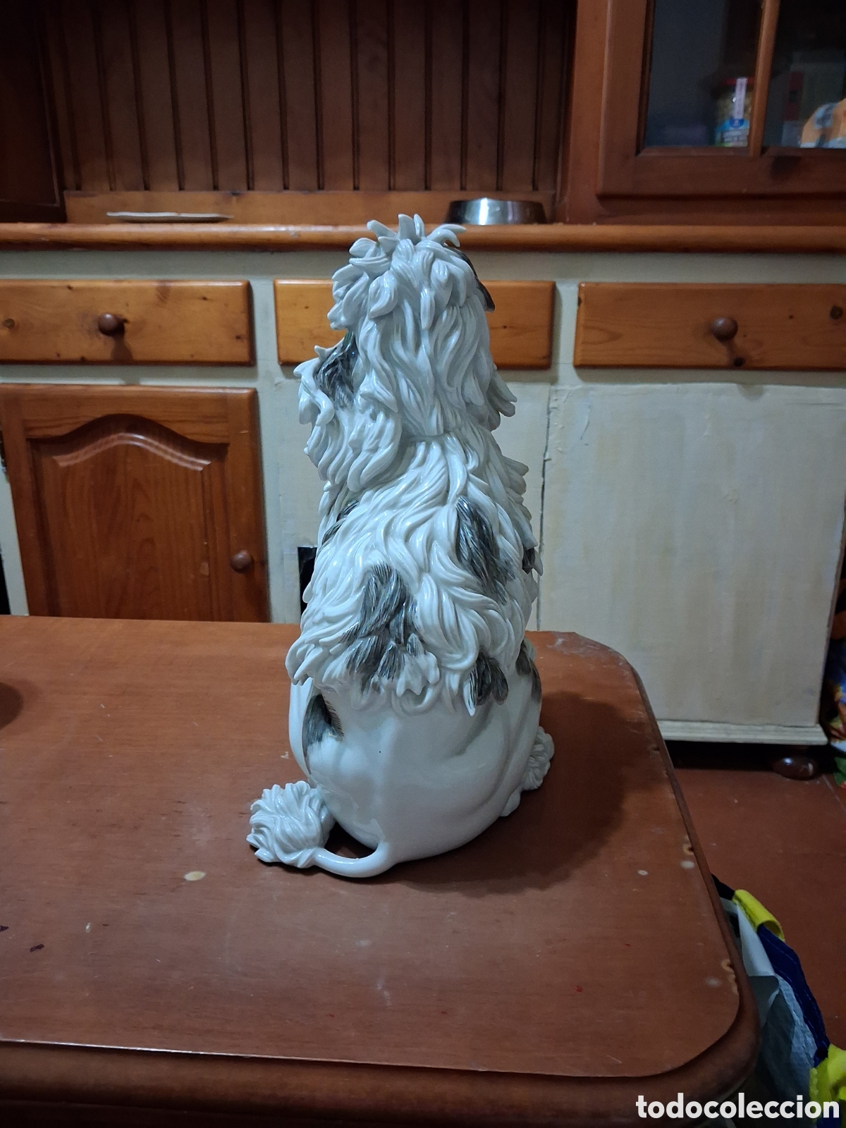 Otros objetos de arte: Perro de algora de porcelana - Foto 7