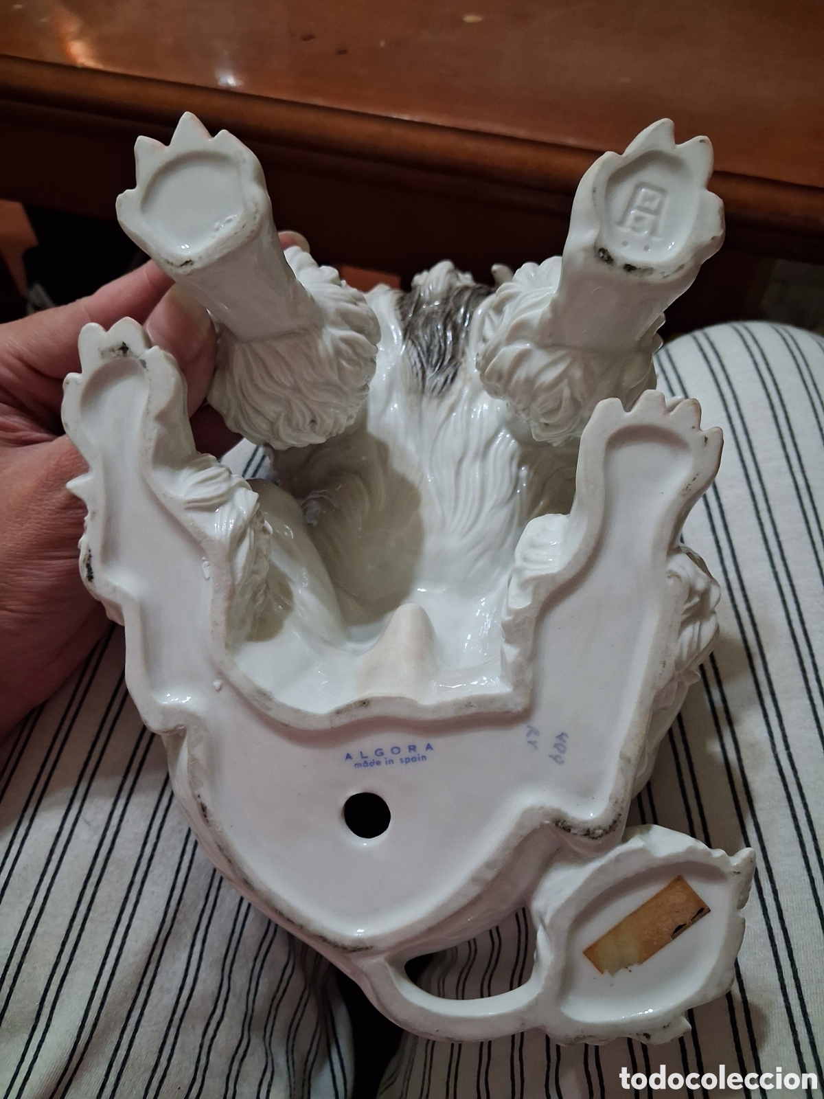 Otros objetos de arte: Perro de algora de porcelana - Foto 8