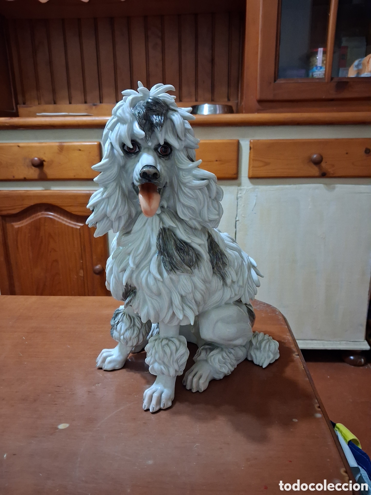 Otros objetos de arte: Perro de algora de porcelana - Foto 9