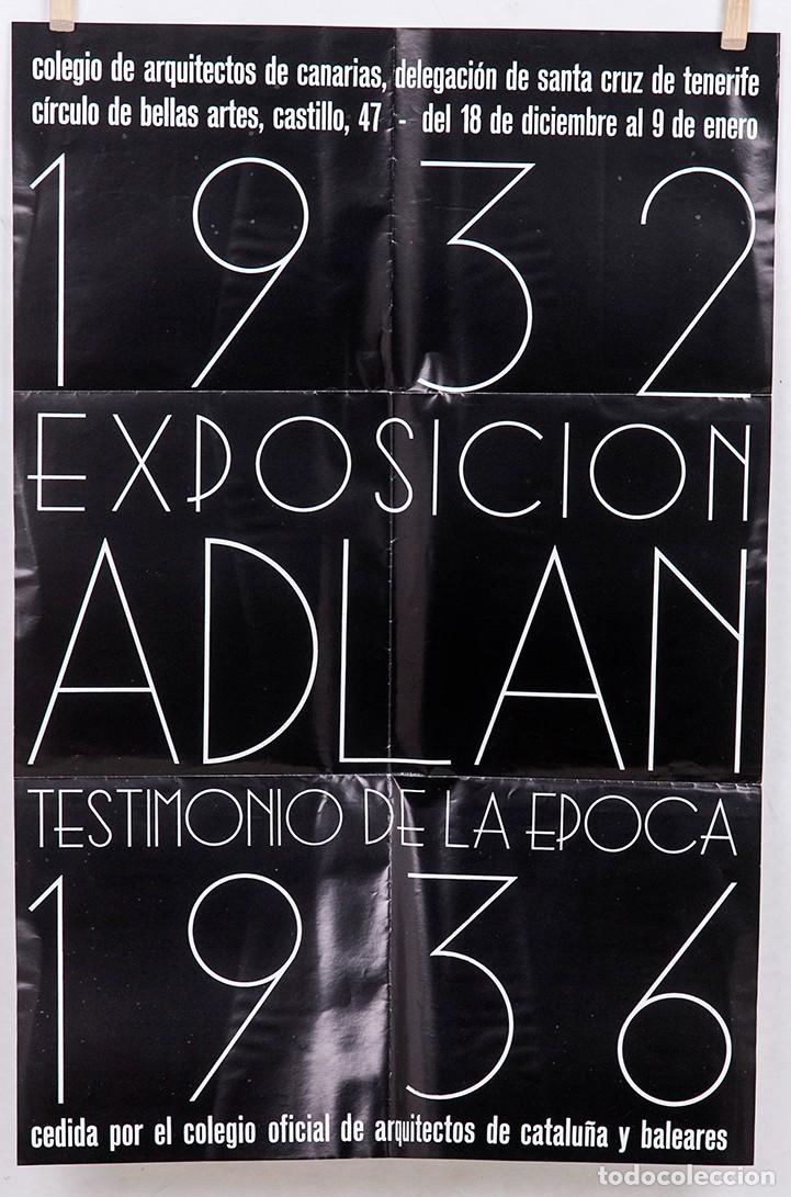 Otros objetos de arte: ADLAN 1932-1936 - Cartel de la exposici&oacute;n de 1970 en Tenerife
