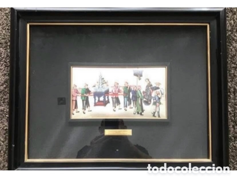 Otros objetos de arte: Cuadro Arte Chino Palacio Real de Aranjuez