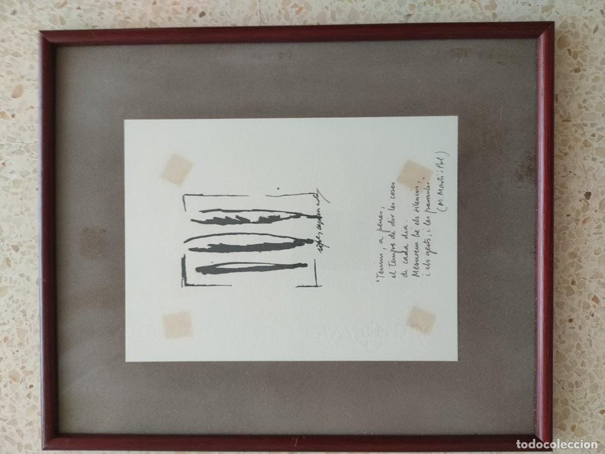 Otros objetos de arte: R&agrave;fols Casamada poema Miquel Mart&iacute; i Pol