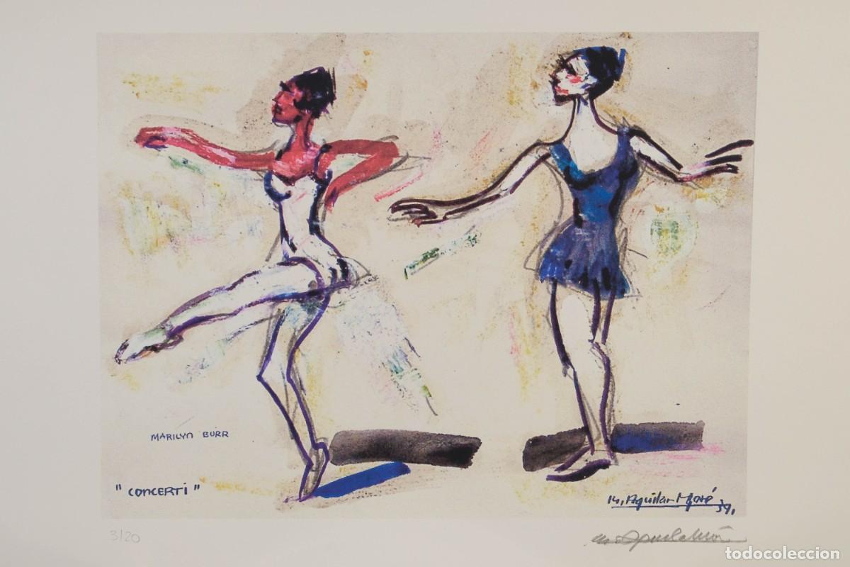 Otros objetos de arte: RAM&Oacute;N AGUILAR MOR&Eacute;. &rdquo;Concerti&rdquo;. Impresi&oacute;n digital. Firmada y enumerada a l&aacute;piz 3/20.