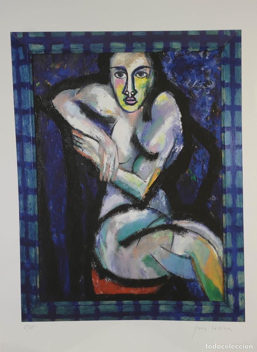 Otros objetos de arte: JAIME JUEZ CODINA (1944). Desnudo femenino. Impresi&oacute;n digital firmada y enumerada a l&aacute;piz 5/35.