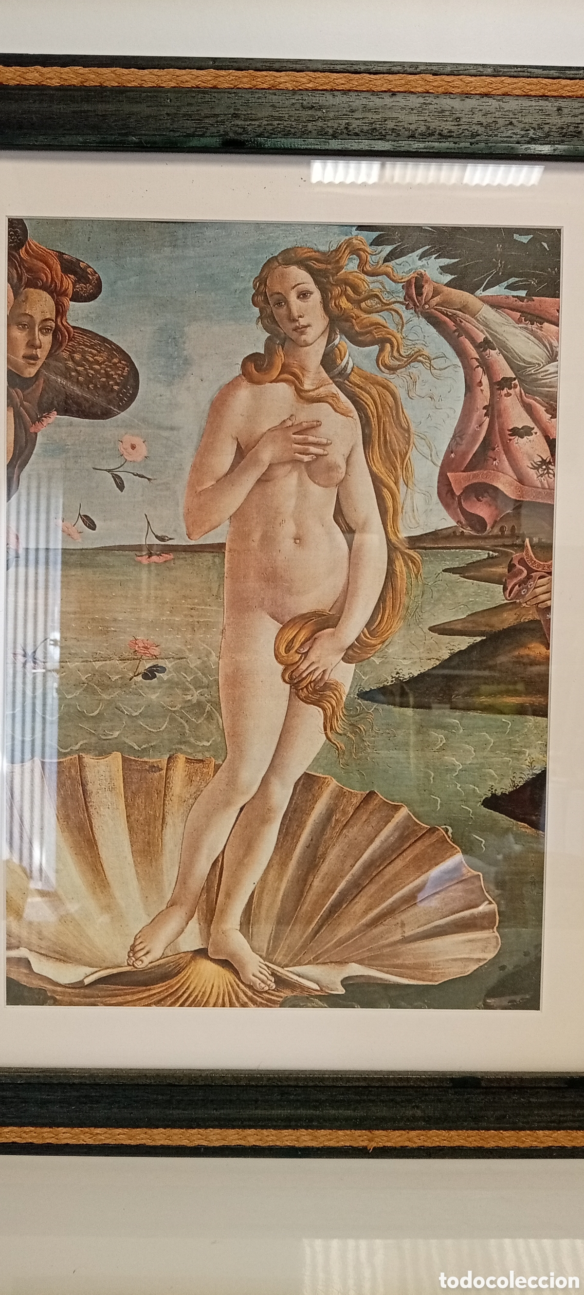 Otros objetos de arte: .CUADRO NACIMINETO DE VENUS PINTADO S. BOTTICELLI - Foto 2