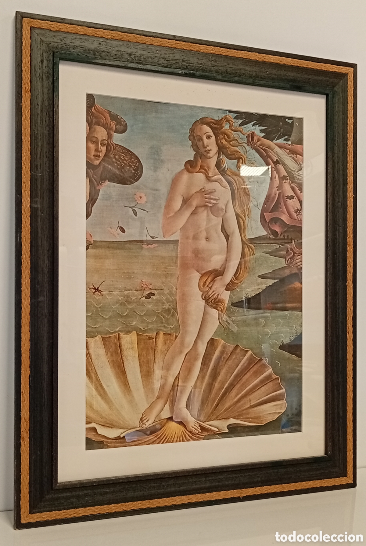 Otros objetos de arte: .CUADRO NACIMINETO DE VENUS PINTADO S. BOTTICELLI - Foto 4