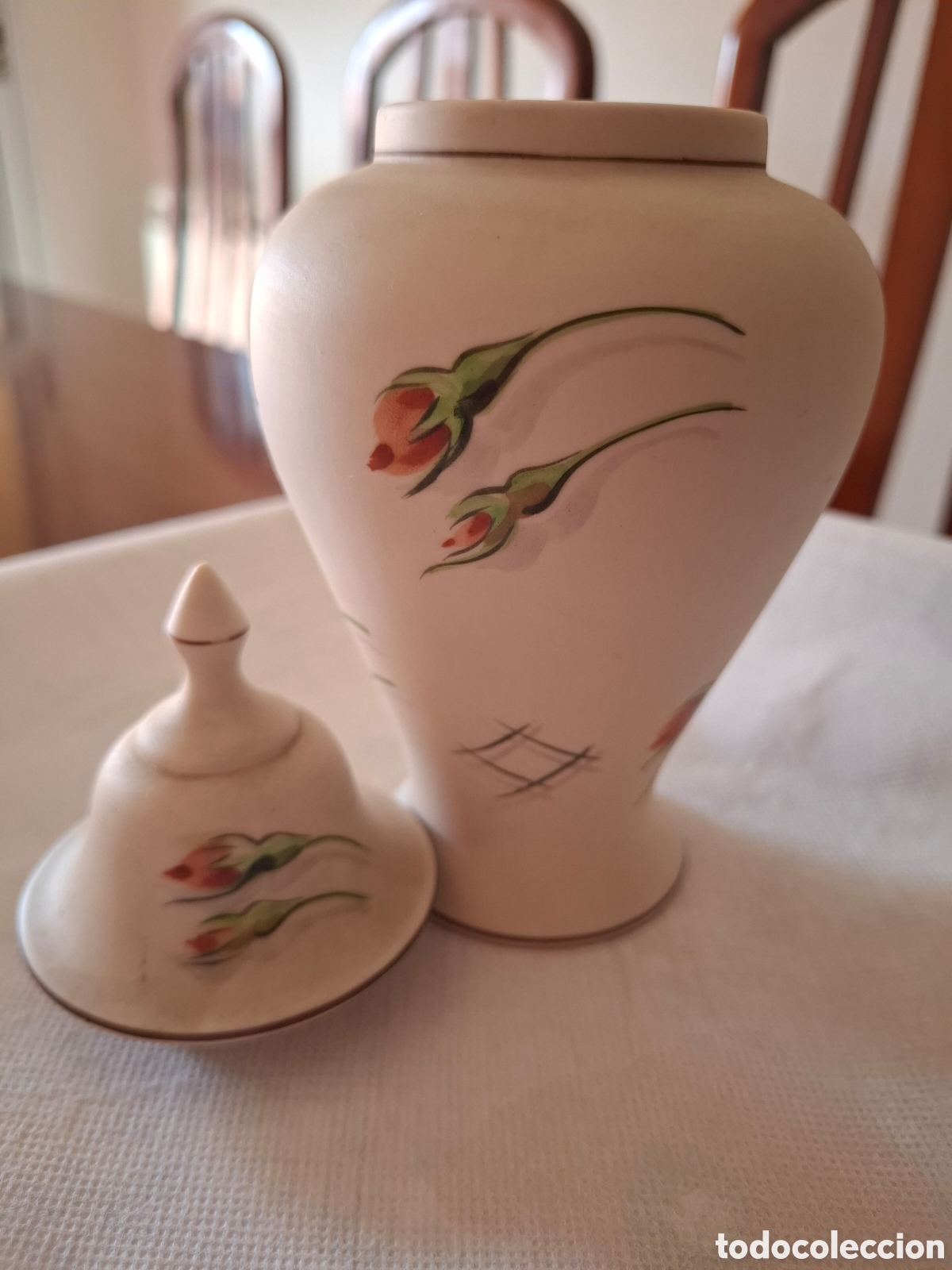 Otros objetos de arte: Jarr&oacute;n de porcelana de 20 cm - Foto 2
